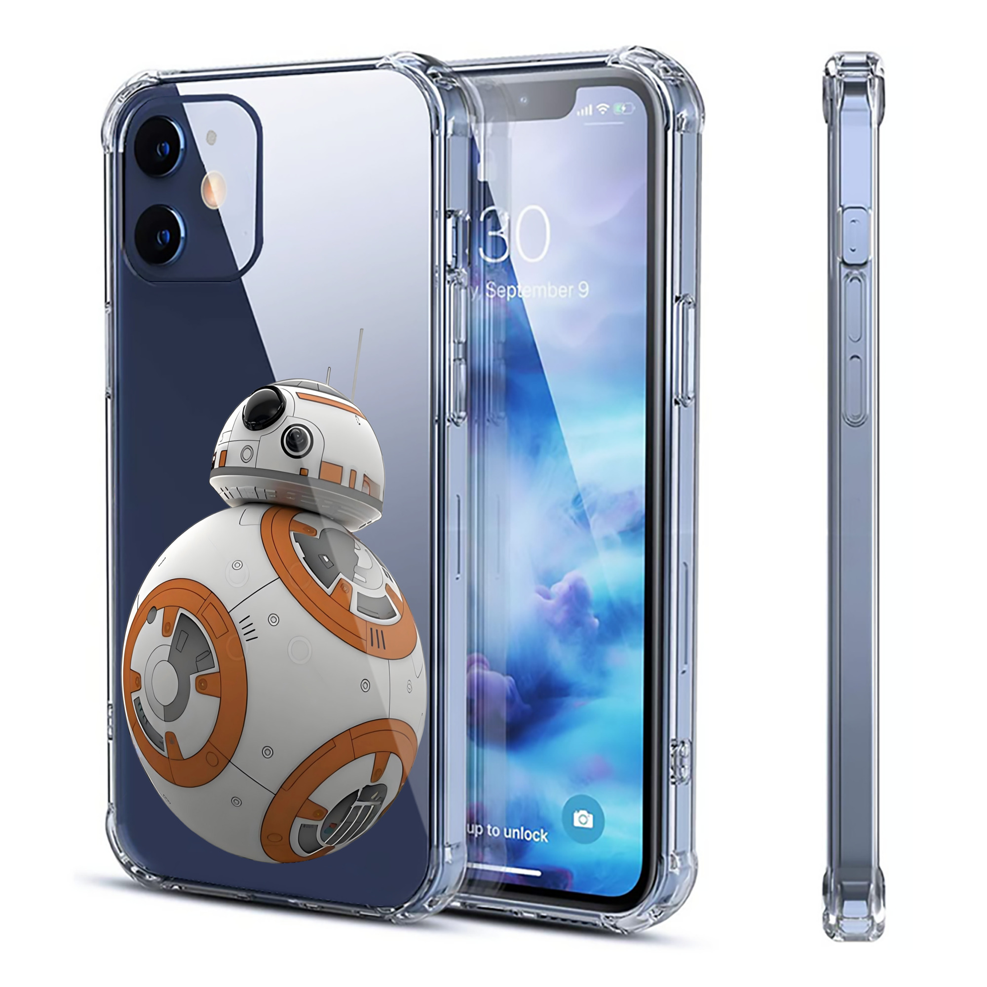 （画像用） スター・ウォーズ Star Wars 【iPhone 12シリーズ対応】透明スマホケース（クリアソフトケース）